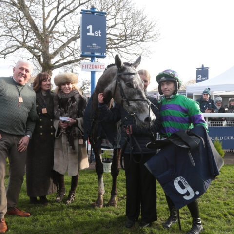 Rukaana is the first National Hunt winner of 2026 with victory at Windsor - O'Neill Racing
